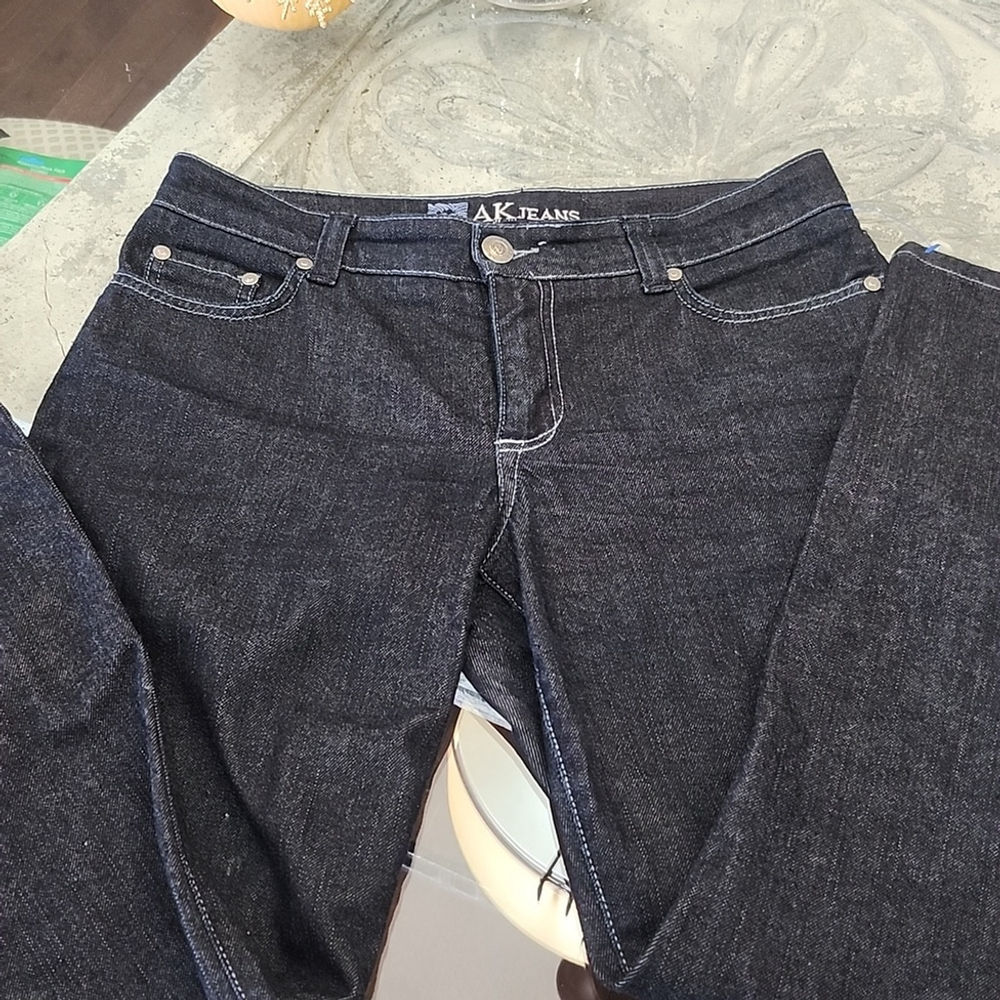 Anne Klein Womens Deep Indigo Sophisticate Bootcut Jeans Like New 10